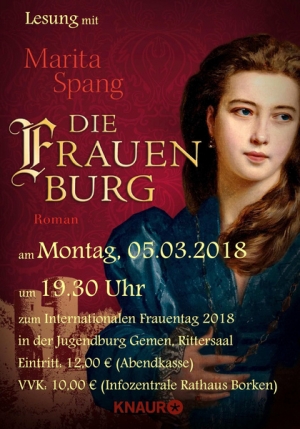 Marita Spang liest aus ihrem Roman „Die Frauenburg“